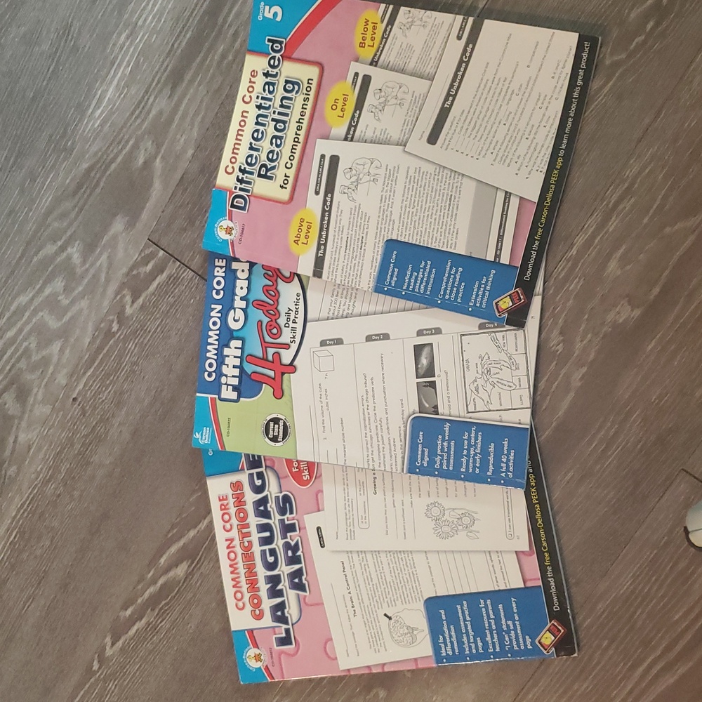 3- Grade 5 Common Core Books- Differentiated Reading